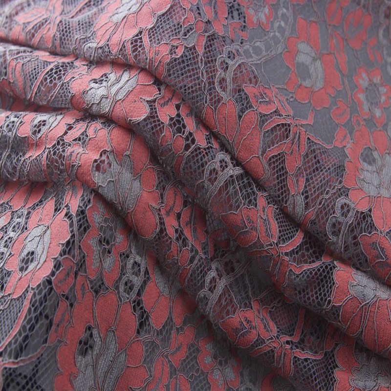 Lace Fabric Dress Scallop Edge Nylon for Women's Wear Wholesale Suppli 19